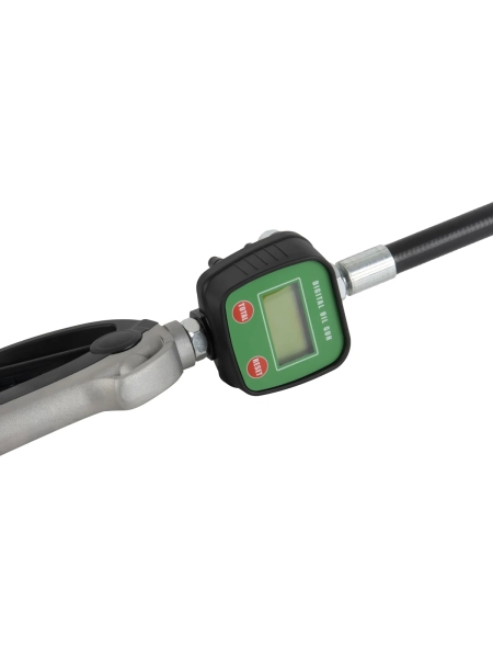 Маслораздаточный пистолет с цифровым расходомером и гибким носиком WIEDERKRAFT WDK-89206