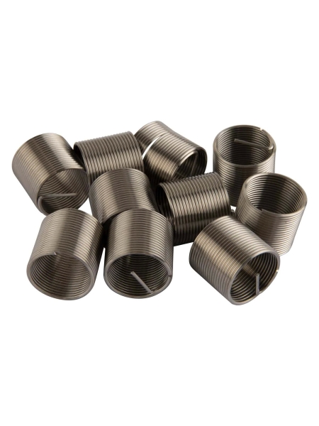 Набор вставок резьбовых WIEDERKRAFT для левой резьбы M14x1, 1,5d, 10 предметов WDK-INL1410