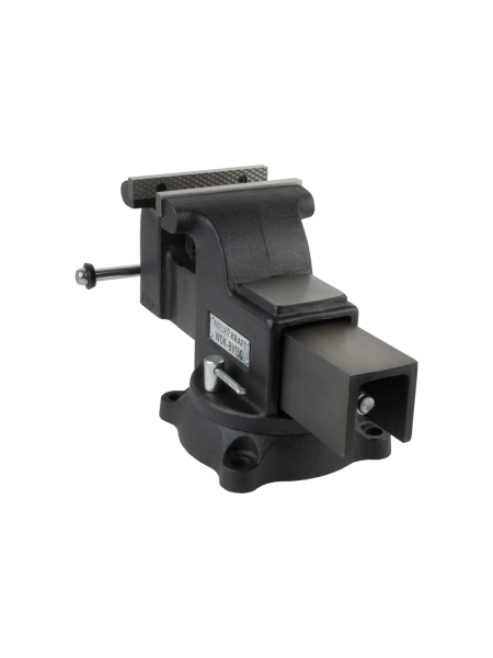 Профессиональные слесарные тиски WIEDERKRAFT поворотные, с наковальней, 150 мм WDK-BV150