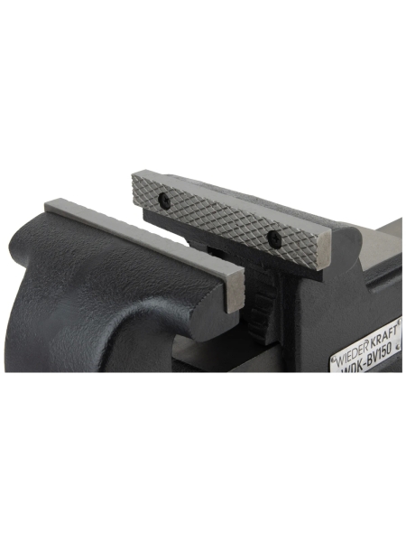 Профессиональные слесарные тиски WIEDERKRAFT поворотные, с наковальней, 150 мм WDK-BV150