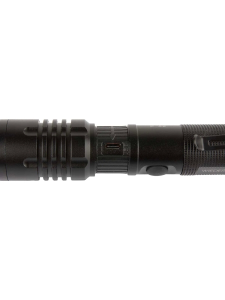 Светодиодный аккумуляторный ручной фонарь WIEDERKRAFT с плавной регулировкой фокуса, 1200 лм, 2000 мач WDK-LL1200