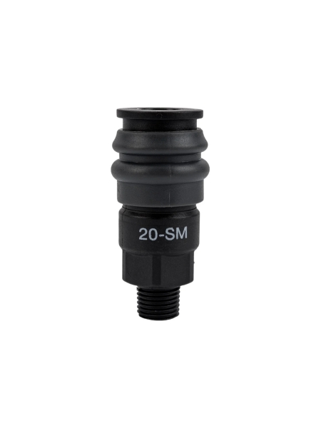 Композитное быстроразъёмное соединение (рапид- 1/4"М) WIEDERKRAFT WDK-820SM