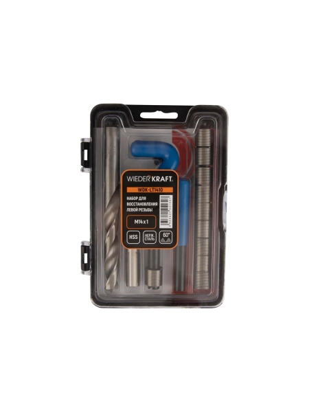 Набор для восстановления левой резьбы WIEDERKRAFT M14x1.0 WDK-LT1410