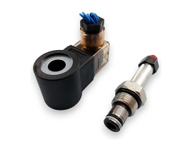 Электромагнитный спускной клапан WIEDERKRAFT клапан 74x54x34 мм 24V DC для подъемников WDK-522E-004080