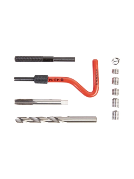 Набор для восстановления резьбы WIEDERKRAFT M10x1.5 16 предметов WDK-ST1015