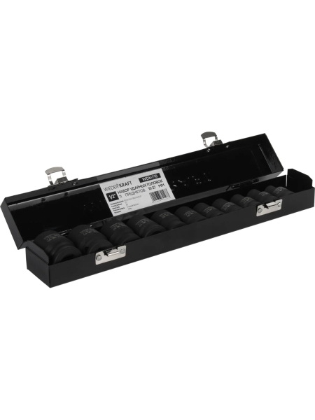 Набор головок ударных (10-27 мм; 1/2"; 11 шт.) WIEDERKRAFT WDK-710