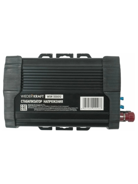 Инвертор автомобильный WIEDERKRAFT 600W WDK-300012