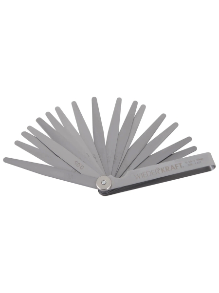 Набор щупов WIEDERKRAFT 0.05-1 мм, L-100 мм, 20 предметов WDK-MP20