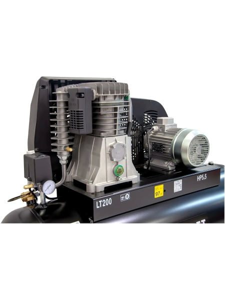 Стационарный воздушный компрессор 200л 606л/мин WIEDERKRAFT WDK-92060