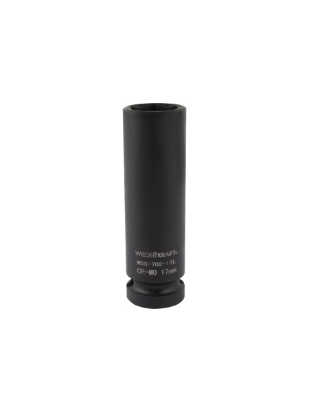 Головка ударная глубокая тонкостенная 6-гранная (17 мм; 1/2") WIEDERKRAFT WDK-702-17L