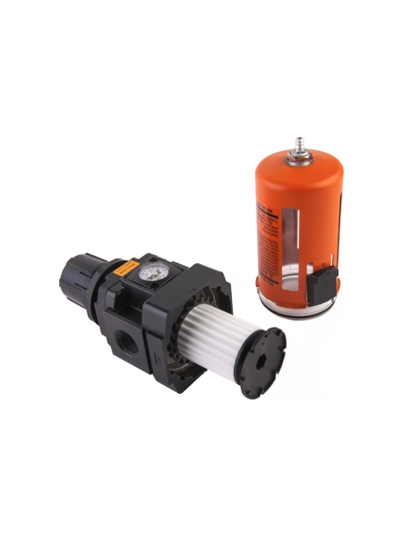 Фильтр-масло/влагоотделитель с регулятором и манометром WIEDERKRAFT WDK-7740