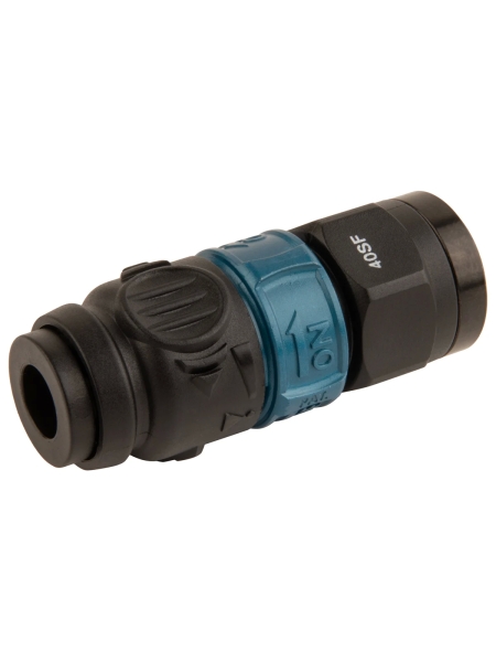 Композитное пневматическое быстроразъемное соединение WIEDERKRAFT с предохранителем, внутренняя резьба F 1/2 WDK-840SFS