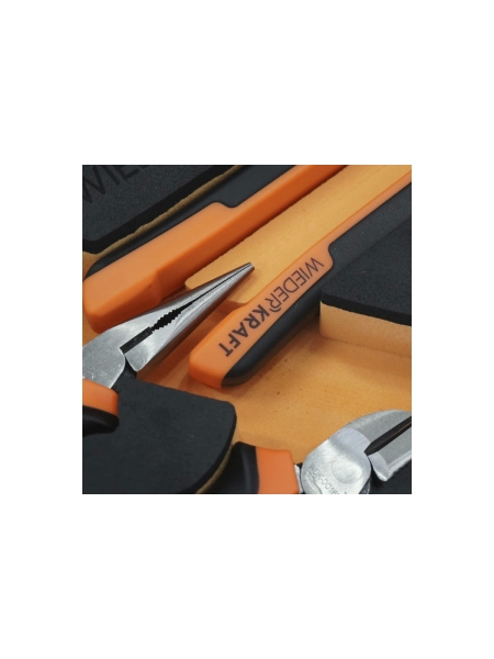 Набор шарнирно-губцевого инструмента WIEDERKRAFT в ложементе, 4 предмета WDK-3703PHL