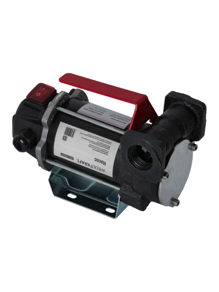 Насос перекачки топлива электрический WIEDERKRAFT 24v, заправочный раздаточный пистолет, комплект шлангов WDK-DYB50HT(24V)