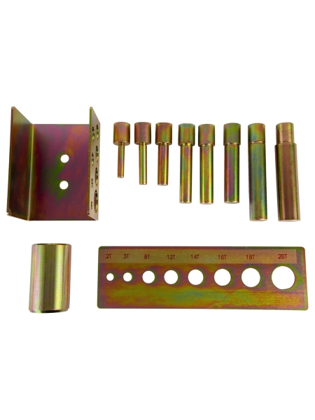 Набор оправок для выпрессовки сайлентблоков 8 шт WIEDERKRAFT WDK-80008