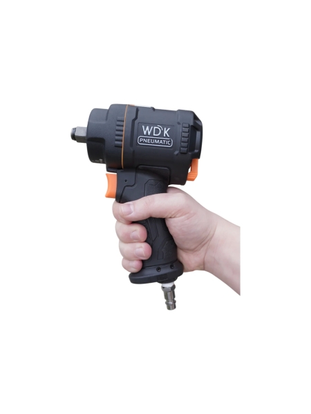 Гайковерт пневматический ударный WIEDERKRAFT композитный корпус, привод 1/2, 1200 Нм WDK-20425S