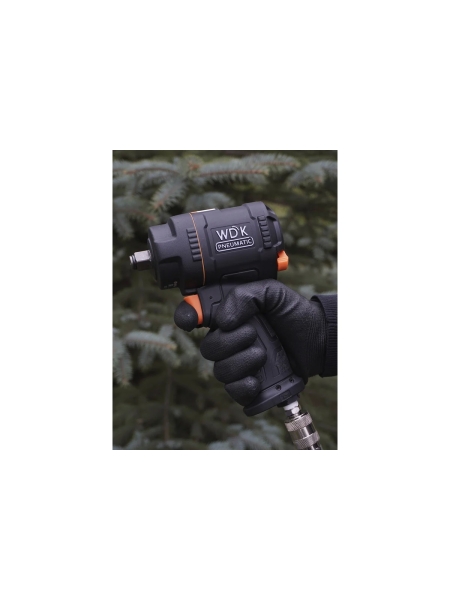 Гайковерт пневматический ударный WIEDERKRAFT композитный корпус, привод 1/2, 1200 Нм WDK-20425S