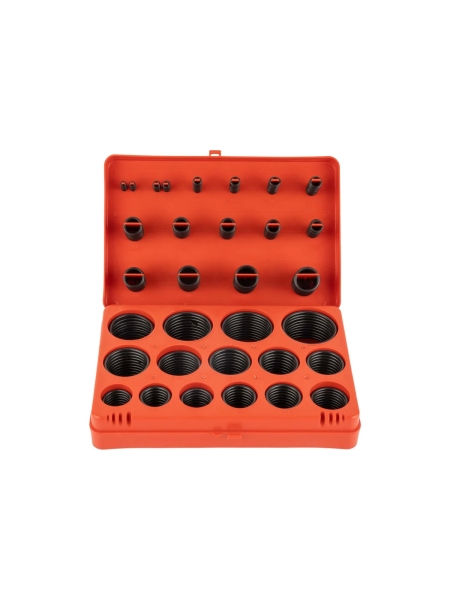 Набор уплотнительных колец KRAFTAIR резиновых, черных, 382 шт WDK-214046