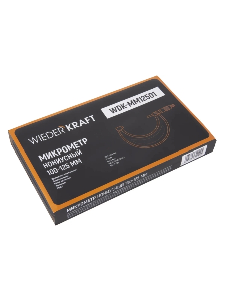Нониусный микрометр WIEDERKRAFT 100-125 мм, 0.01 мм WDK-MM12501