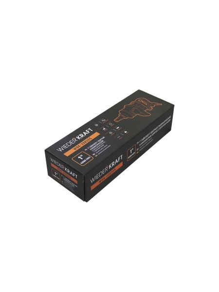 Гайковерт пневматический ударный WIEDERKRAFT композитный корпус, короткий привод 1, 4000 Нм WDK-20830S