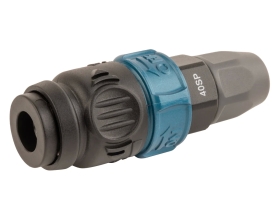 Композитное пневматическое быстроразъемное соединение WIEDERKRAFT с предохранителем, крепление под гайку 8x12мм WDK-840SPS