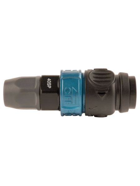 Композитное пневматическое быстроразъемное соединение WIEDERKRAFT с предохранителем, крепление под гайку 8x12мм WDK-840SPS