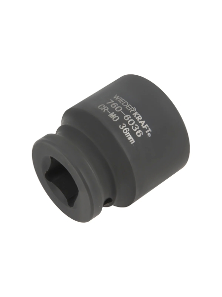 Головка ударная 6-гранная (36 мм; 3/4) WIEDERKRAFT WDK-760-6036