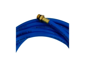 Шланг низкого давления заправочный для фреона 3 м, 1/4"-1/4" WIEDERKRAFT WDK-300BH