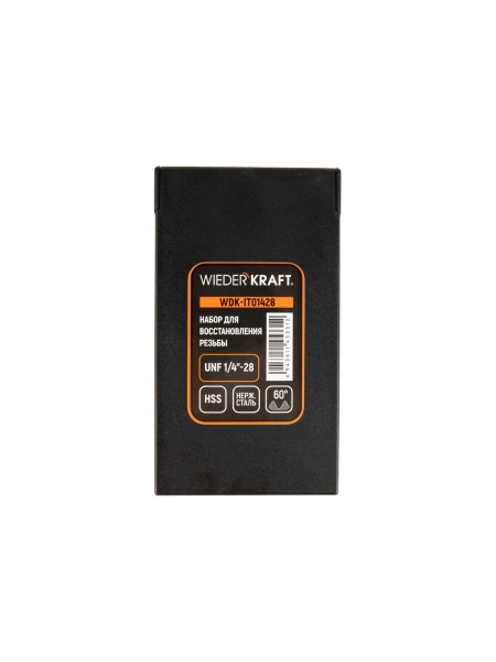 Набор для восстановления резьбы WIEDERKRAFT UNF 1/4-28 WDK-IT01428