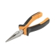 Длинногубцы WIEDERKRAFT с двухкомпонентной рукоятью, 160 мм WDK-LN160HL