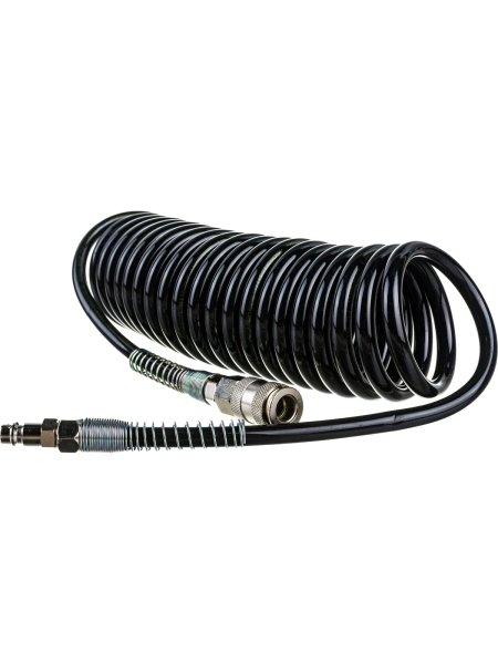 Шланг спиральный полиуретановый с брс (5 м; 6.5x10 мм) WIEDERKRAFT WDK-65757