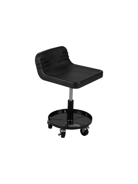 Рабочий стул для автослесаря WIEDERKRAFT с лотком для инструмента, табурет механика, сиденье для детейлера с микролифтом, стул мастерской WDK-86021