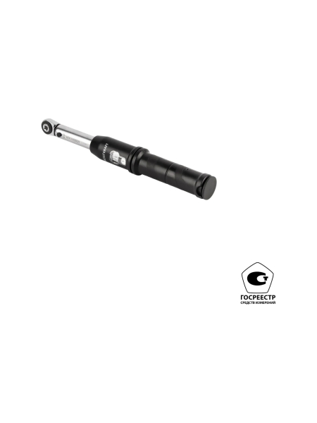 Динамометрический ключ WIEDERKRAFT 5-25 Нм, трещотка с проходным приводным квадратом 1/4 WDK-NX05025