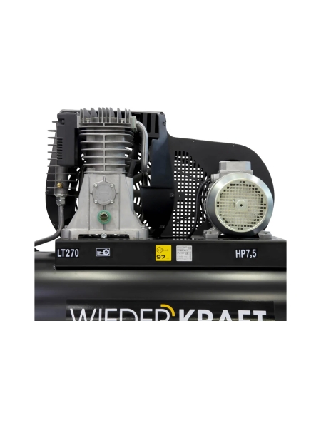 Профессиональный стационарный компрессор 270л WIEDERKRAFT WDK-92779