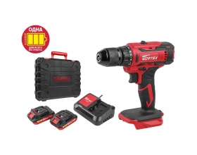 Аккумуляторная дрель-шуруповерт WORTEX BD 1820-1 Li ALL1 0329209