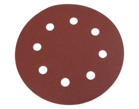 Шлифлист круглый самосцепляющийся 180 мм, Р120, 5 шт WORTEX WSD318120W504