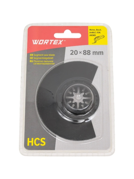 Полотно пильное сегментированное, 20x88 мм, дерево, мягкий металл WORTEX SMS2088W2018
