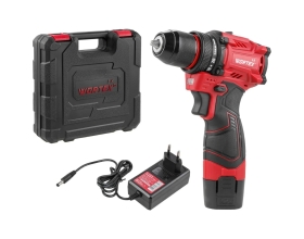 Аккумуляторная дрель-шуруповерт WORTEX LX BD 1215-1 Li 12В, 30 Нм, 1.5 Ач акб, патрон 10 мм, бесщёт. 1333698 ЦЗ-0447282000