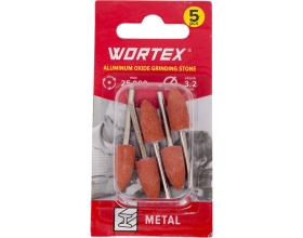 Шлифовальный камень из оксида алюминия 9.5 мм, 5 шт WORTEX ETCA3229518