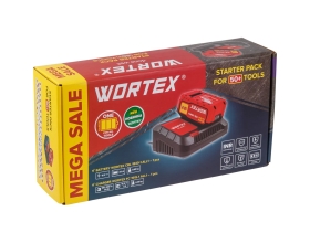 Набор аккумулятор WORTEX 4 Ач и зарядное устройство 1x2 А ALL1 в кор. МЕГА АКЦИЯ 1329412 ЦЕ-1167766536