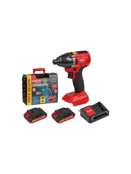 Ударный аккумуляторный шуруповерт-винтоверт WORTEX CWR 0118 ALL1 0329286