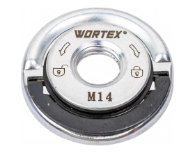 Гайка быстрозажимная для УШМ M14, блистер WORTEX 0323289