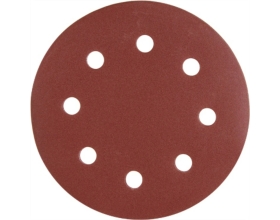 Шлифлист круглый самосцепляющийся 180 мм, Р180, 5 шт WORTEX WSD318180W504