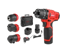 Аккум. дрель-шуруповерт WORTEX BD 1215 LiSET в чем. + 2 угловые насадки 1326469 ЦЗ-1120990689