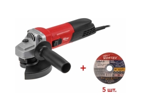 Одноручная углошлифмашина WORTEX AG 1213-4 0329156