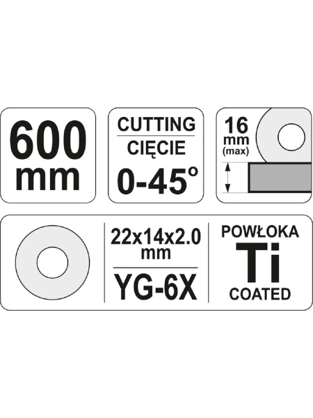 Плиткорез 600мм YATO YT-3707