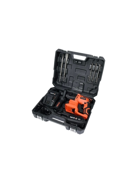 Аккумуляторный перфоратор YATO SDS-plus 18 В, 3,0Ач YT-82770