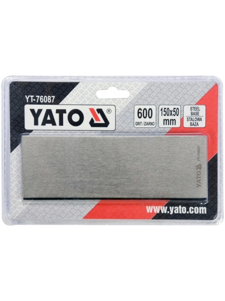 Алмазный заточной брусок YATO 150x50 мм, G/600 YT-76087