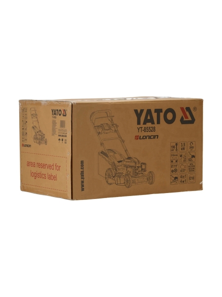 Газонокосилка бензиновая с приводом YATO 196 см3, 3,5 кВт YT-85528