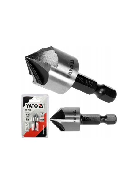 Конический зенкер YATO 16,5мм HEX YT-44725 369444725 092 1